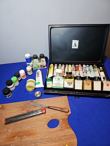 Vintage reeves metal - reeves, box