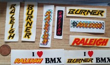 RALEIGH BURNER BMX Sticker Old school Vintage  1980's  £5 each