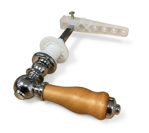 Traditional oak cistern lever - traditional,