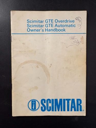 Reliant scimitar gte overdrive - gte,