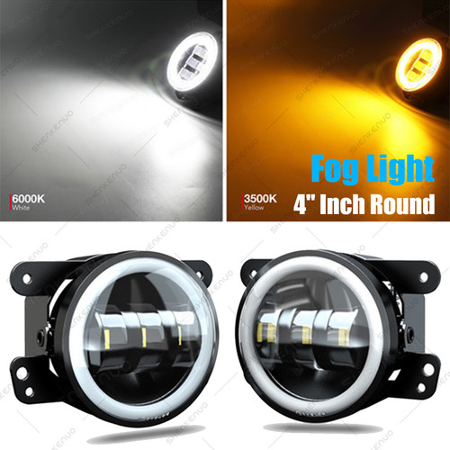 Inch led front round fog - led,