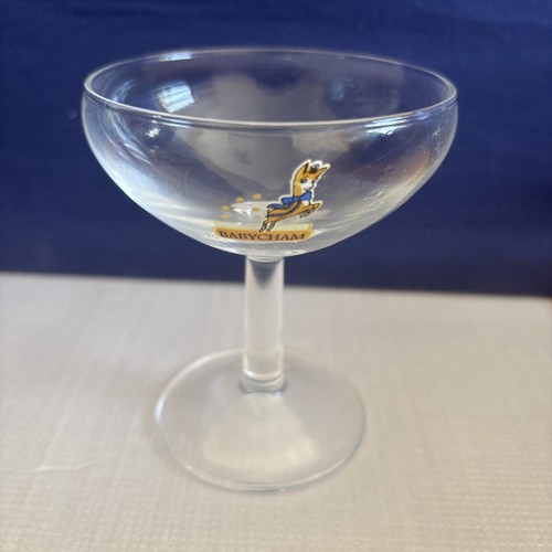 Vintage 1970s babycham glass - vintage,