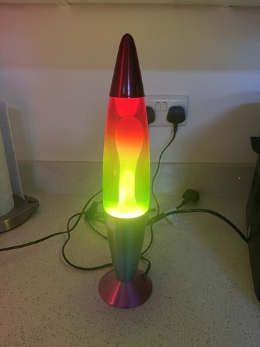 Artech lava lamp rainbow