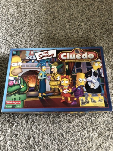 The simpsons cluedo boardgame - simpsons,
