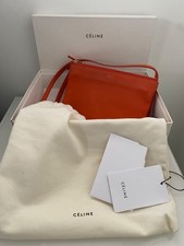 Celine Leather Trio Bag in