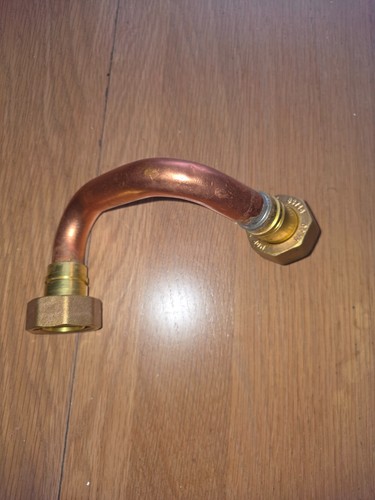 Gas meter union rigid - union, copper
