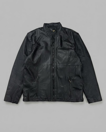Vintage 90s black real - real, leather