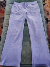 Juicy Couture Del Ray Velour Tracksuit Pants Sz M