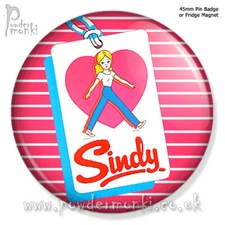 SINDY 1980s ~ Retro Toy Doll [45mm BADGE/MAGNET]