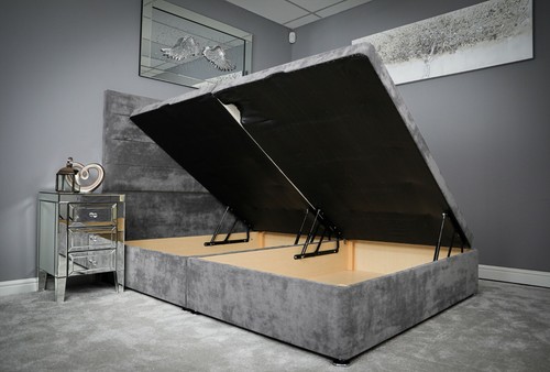 Ottoman storage bed gas lift - bed,