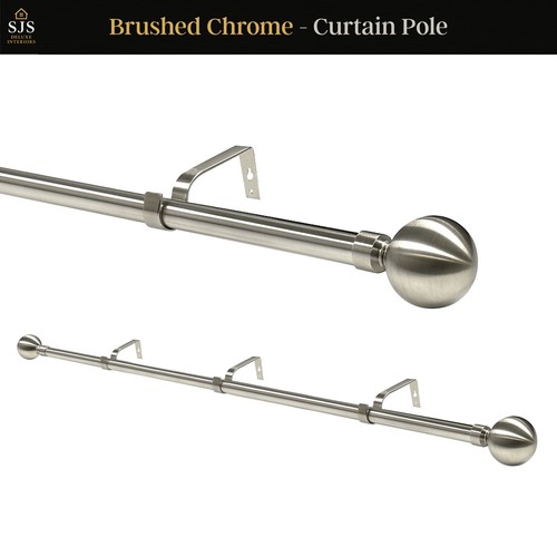 Curtain pole extendable 19mm - curtain,