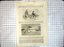 Old Print All Round World