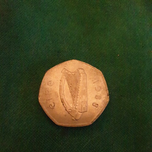 Irish 1988 fifty pence 50p - 1988,