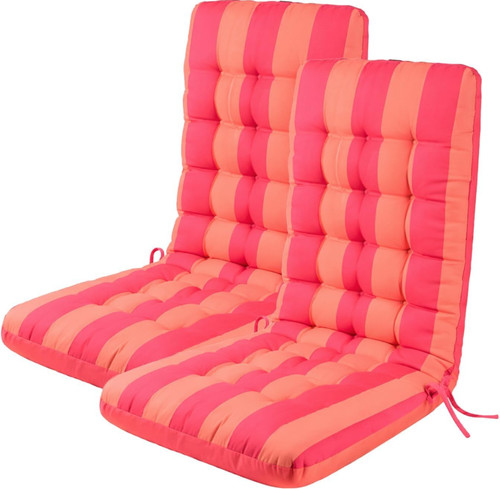 High back garden chair cushion - back,