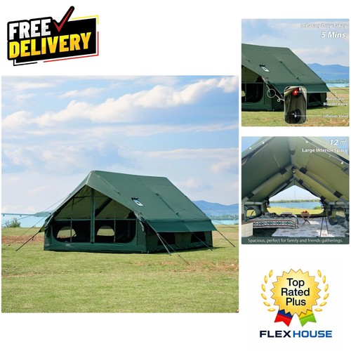 Luxury inflatable camping tent - luxury,