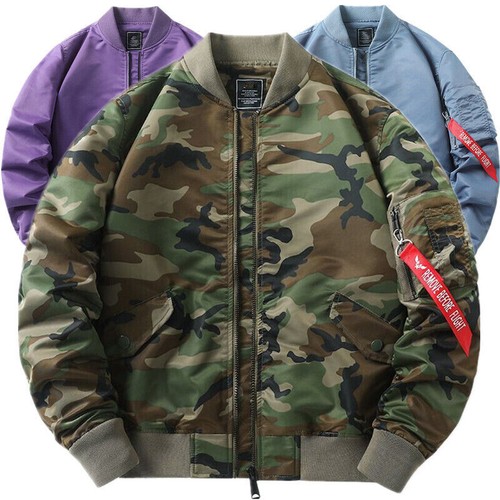 Mens ma1 army pilot biker - mens,