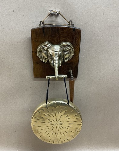 Antique brass and - and, oak