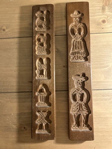 Pair vintage carved - vintage,