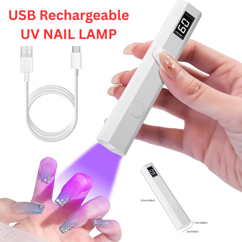 Usb rechargeable led nail - usb, uv