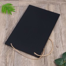 Rustic Wood Chalkboard Vintage Frameless Hanging Decorative Sign 