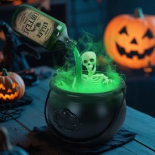 Halloween witch cauldron - halloween,