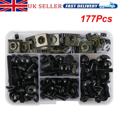 177x black fairing bolts - 177x,