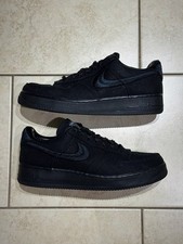 Stussy x Nike Air Force 1 Low Triple Black CZ9084-001 Men’s Size 13