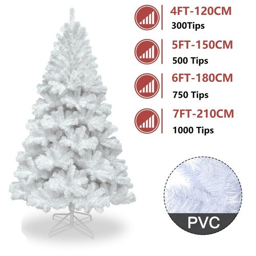 White christmas tree xmas - white,