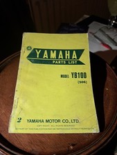 Yamaha YB100 1977 Parts List