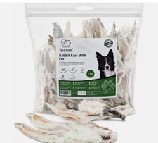 Rabbit Ears with Fur Hair for