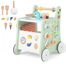 6-in-1 Wooden Baby walker