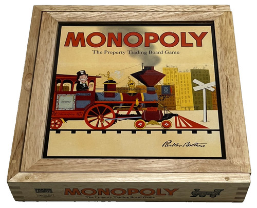Monopoly wooden retro 1930 s - wooden,