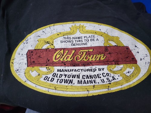 Old town canoe black - old,