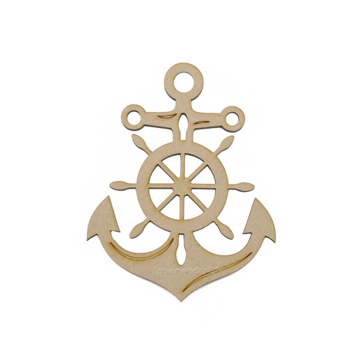 Wooden anchor shapes ships - shapes,