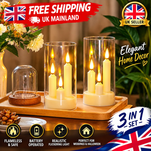3in1 flameless led taper - 3in1,