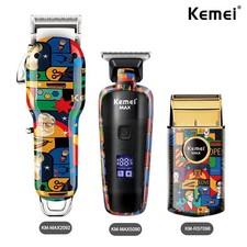 Kemei KM-MAX2092 KM-MAX5090 KM-RS7098 Professional Cordless Hair Clippers Set
