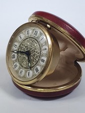 Vintage Europa Travel Alarm Clock Collectable Made In Germany 