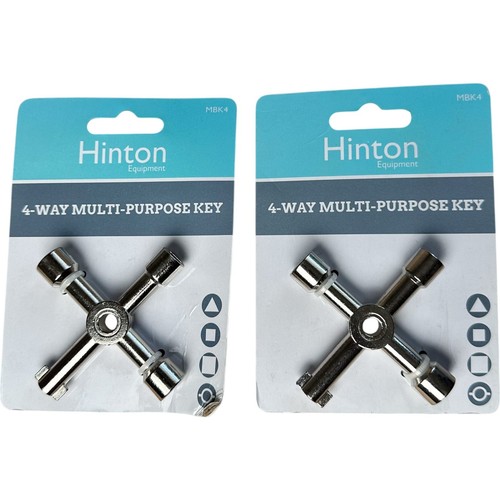 Hinton gas water meter box - water, key