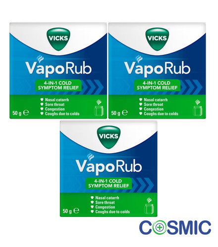 Vicks vaporub congestion - 3, x