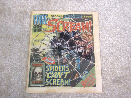Scream comic free gift - scream,