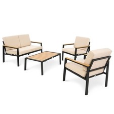 DAKO BEGANO Garden Furniture Set – Outdoor Patio – Aluminium Frame