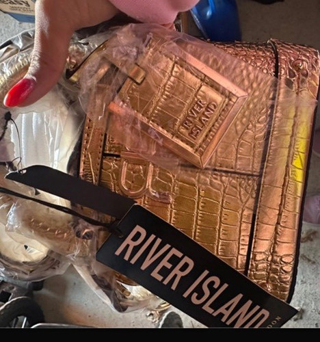 River island metallic gold - river,