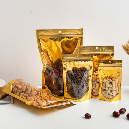 Clear gold aluminum foil - clear,