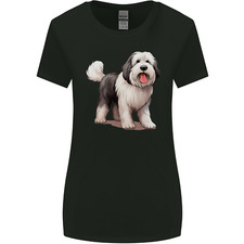 Old English Sheepdog Dog Womens Wider Cut T-Shirt