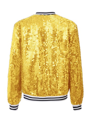 Girls kid sequin bomber - uk,