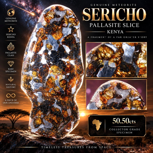 Meteorite sericho pallasite - sericho,