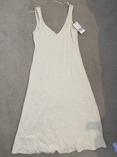 Zara cream off white jacquard - white,
