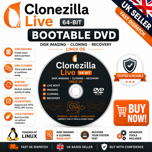 Clonezilla live bit - live, 64-bit