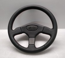PEUGEOT 106 STEERING WHEEL 106 RALLYE NEW LEATHER RED STITCH RARE EXCELLENT