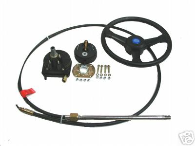 Boat steering system rotary - boat,